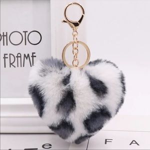 Fur Pom Key Chain/Purse Charm